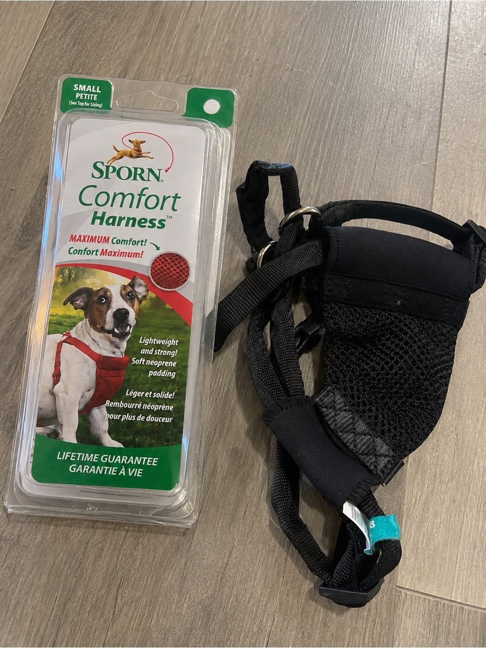 SPORN Comfort Dog Harness – Small – Red & Black
